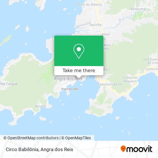 Circo Babilônia map