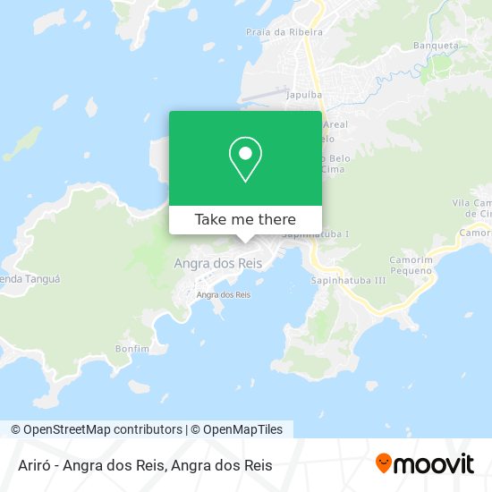 Ariró - Angra dos Reis map