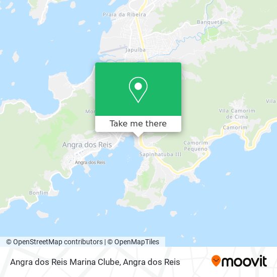 Mapa Angra dos Reis Marina Clube