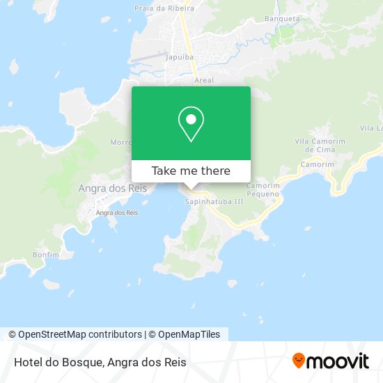 Mapa Hotel do Bosque