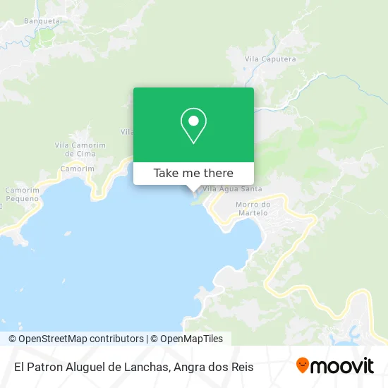 El Patron Aluguel de Lanchas map