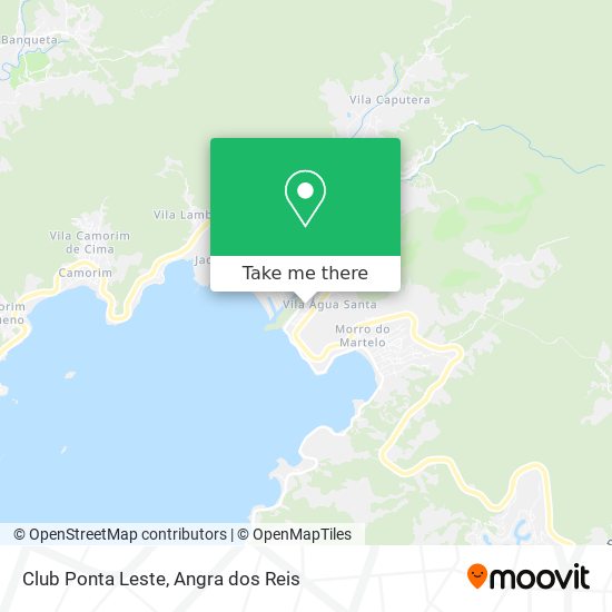 Club Ponta Leste map