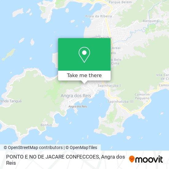 Mapa PONTO E NO DE JACARE CONFECCOES