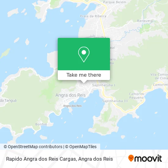 Rapido Angra dos Reis Cargas map