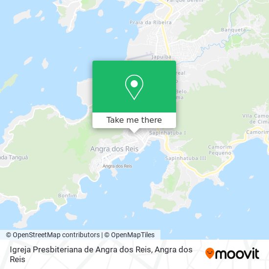 Mapa Igreja Presbiteriana de Angra dos Reis