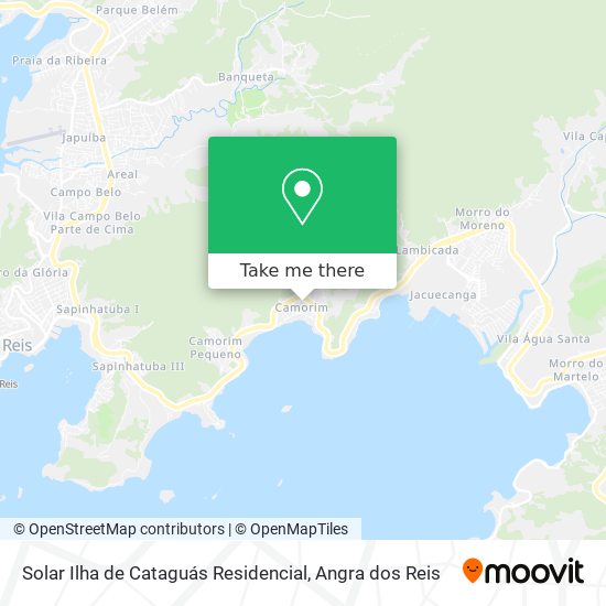 Mapa Solar Ilha de Cataguás Residencial