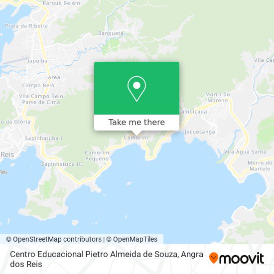 Mapa Centro Educacional Pietro Almeida de Souza