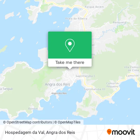 Hospedagem da Val map