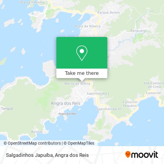 Salgadinhos Japuíba map