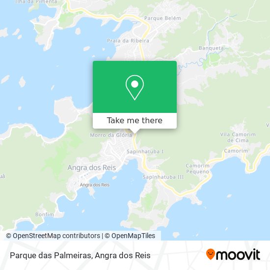 Mapa Parque das Palmeiras
