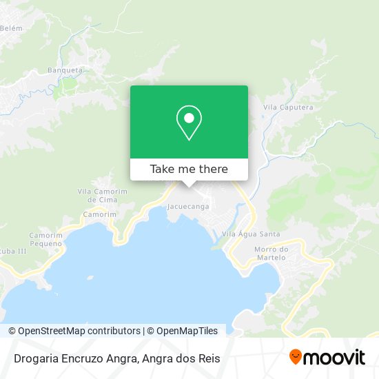 Mapa Drogaria Encruzo Angra