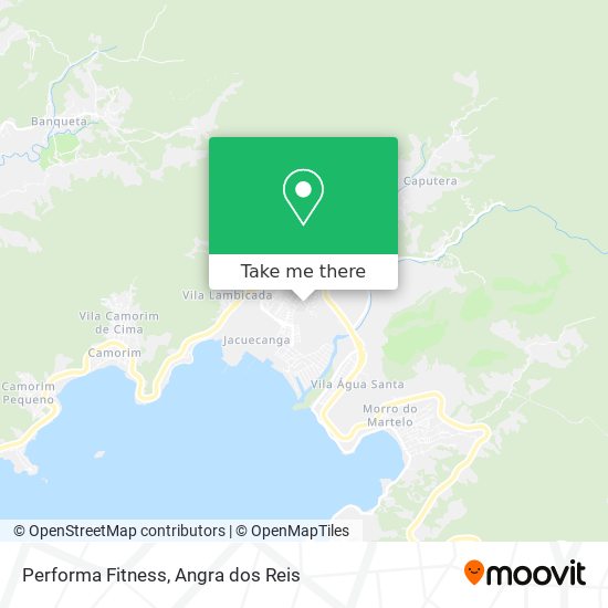 Performa Fitness map