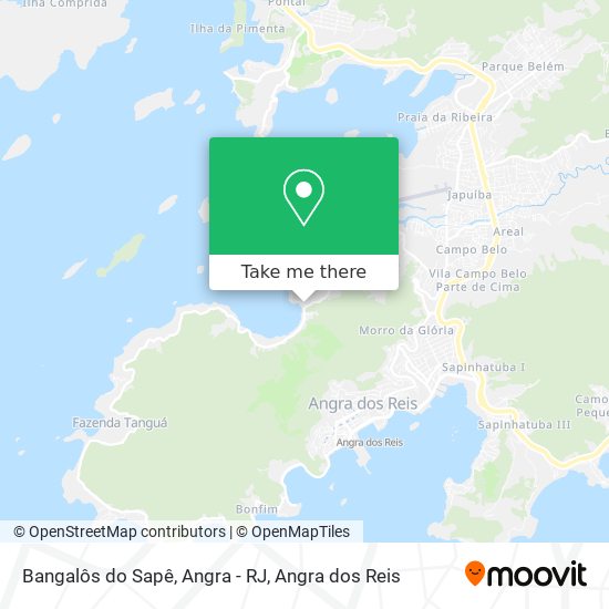 Bangalôs do Sapê, Angra - RJ map