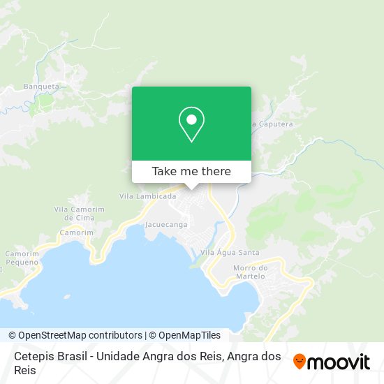 Mapa Cetepis Brasil - Unidade Angra dos Reis