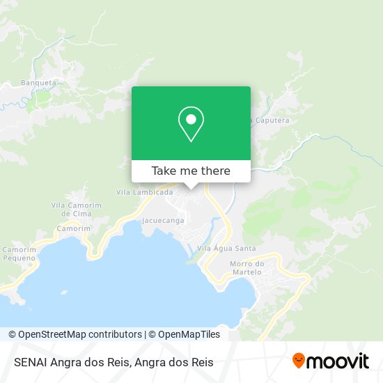 Mapa SENAI Angra dos Reis