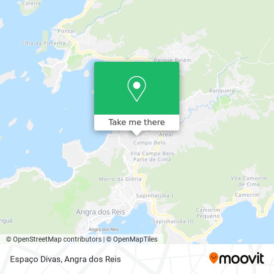 Espaço Divas map