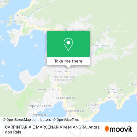 CARPINTARIA E MARCENARIA M M ANGRA map