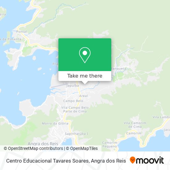 Centro Educacional Tavares Soares map
