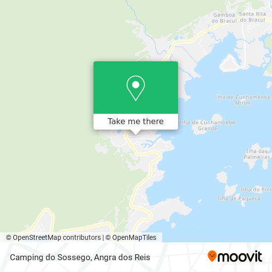 Camping do Sossego map