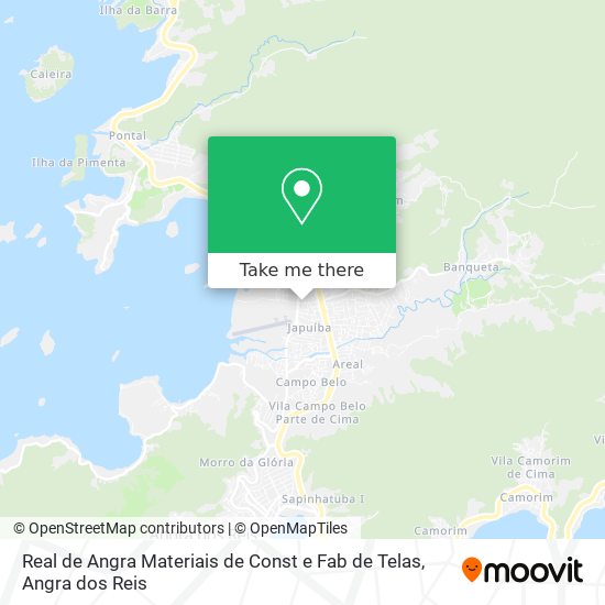 Mapa Real de Angra Materiais de Const e Fab de Telas