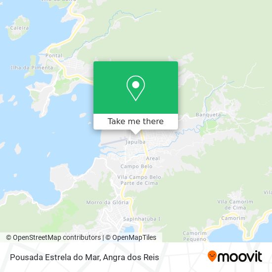Pousada Estrela do Mar map