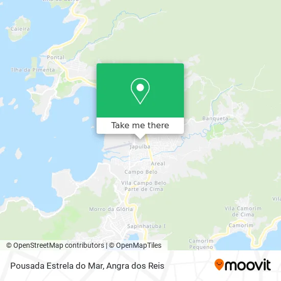 Pousada Estrela do Mar map