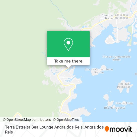 Terra Estreita Sea Lounge Angra dos Reis map