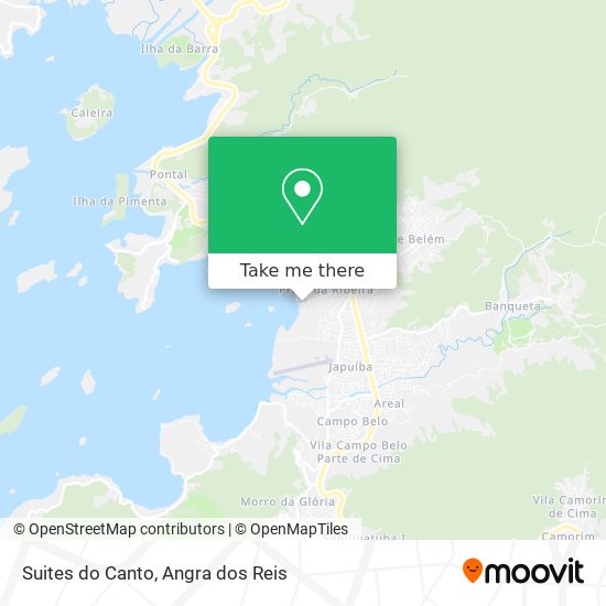 Suites do Canto map