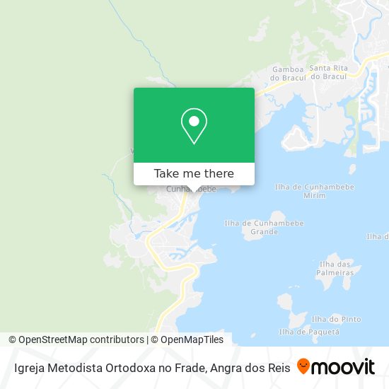 Mapa Igreja Metodista Ortodoxa no Frade