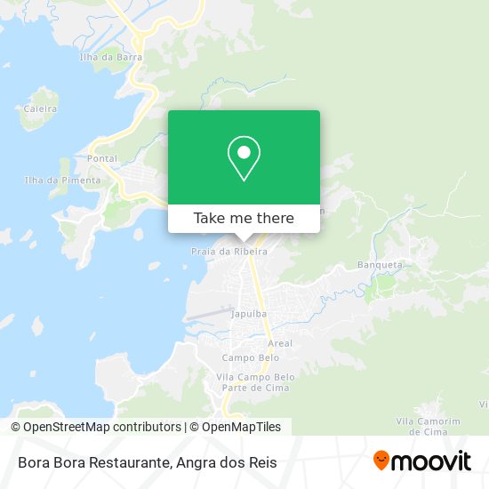 Mapa Bora Bora Restaurante