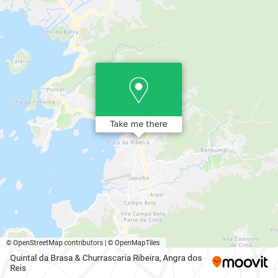 Mapa Quintal da Brasa & Churrascaria Ribeira