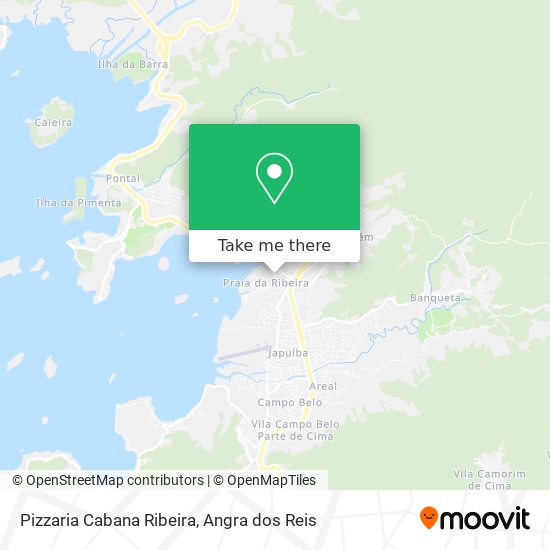 Pizzaria Cabana Ribeira map