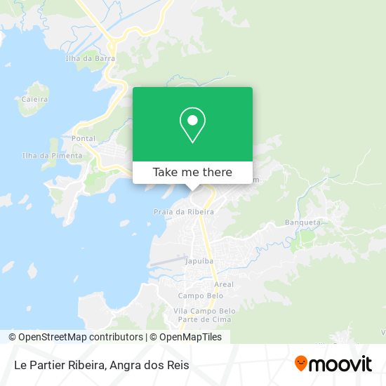 Le Partier Ribeira map