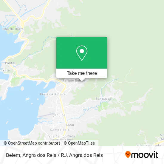 Belem, Angra dos Reis / RJ map