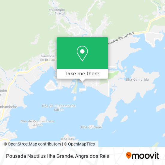 Pousada Nautilus Ilha Grande map