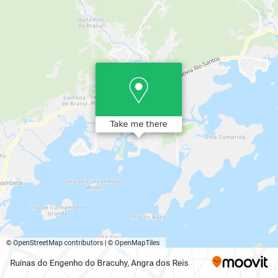 Ruínas do Engenho do Bracuhy map