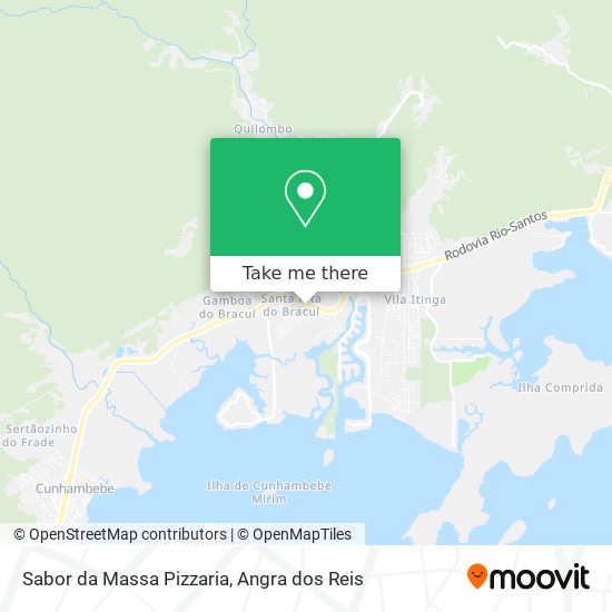 Mapa Sabor da Massa Pizzaria