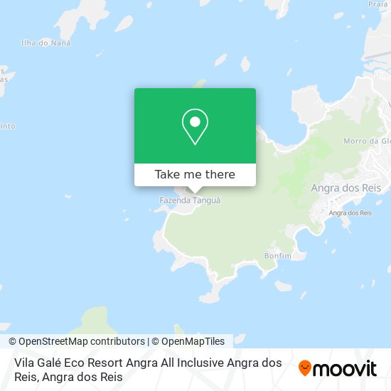 Vila Galé Eco Resort Angra All Inclusive Angra dos Reis map