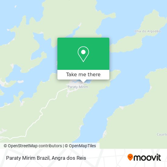 Mapa Paraty Mirim Brazil