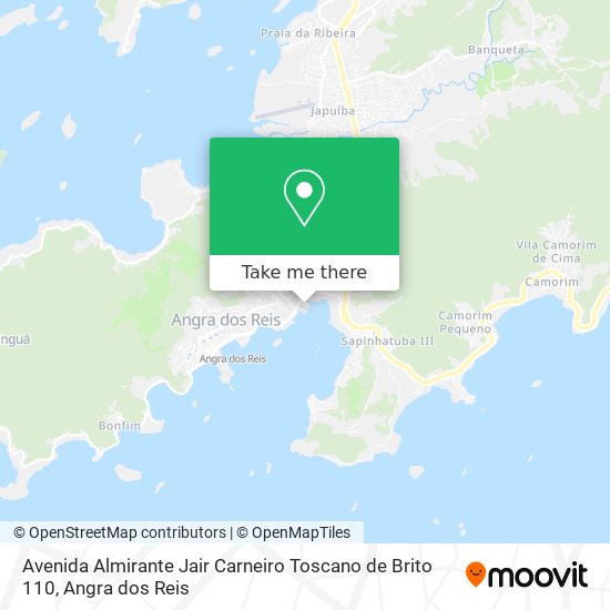Mapa Avenida Almirante Jair Carneiro Toscano de Brito 110
