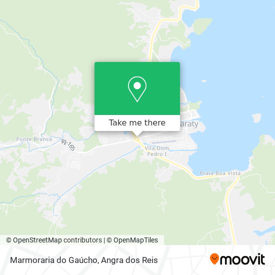 Mapa Marmoraria do Gaúcho