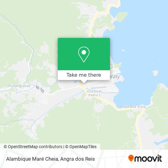 Mapa Alambique Maré Cheia