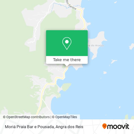 Mapa Moriá Praia Bar e Pousada