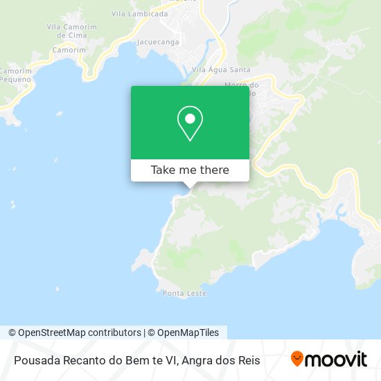 Pousada Recanto do Bem te VI map