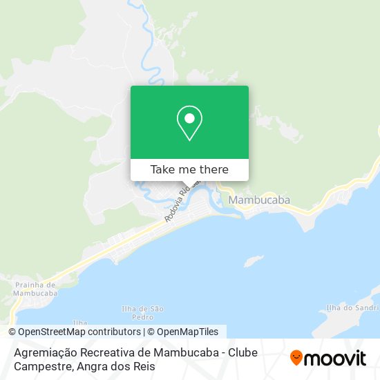 Mapa Agremiação Recreativa de Mambucaba - Clube Campestre