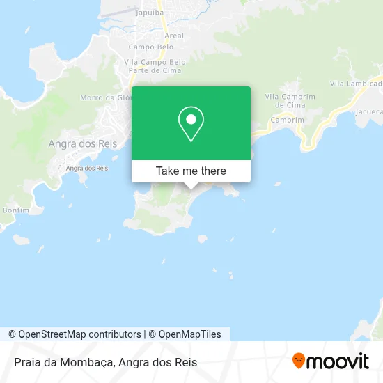 Praia da Mombaça map