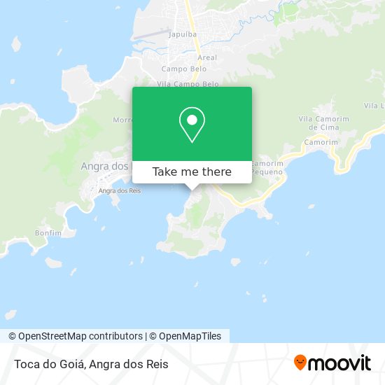 Mapa Toca do Goiá