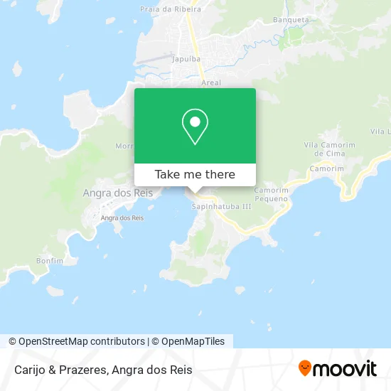 Carijo & Prazeres map