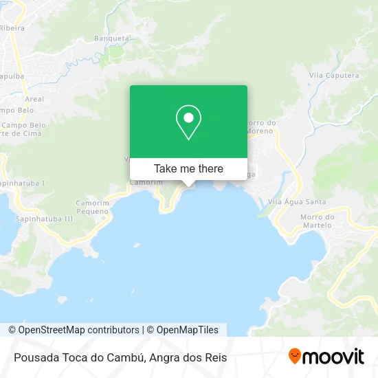 Pousada Toca do Cambú map