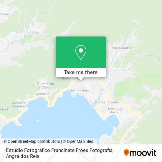 Mapa Estúdio Fotográfico Francinete Fróes Fotografia